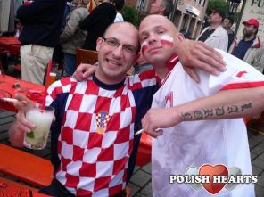 Mecz Polska-Chorwacja ... ja i moj znajomek chorwata