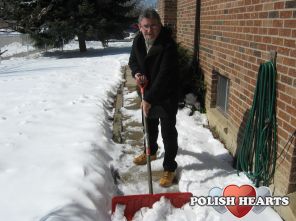 24 marzec 2011. Wiosenny snieg.