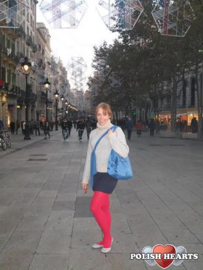 na deptaku w Barcelonie