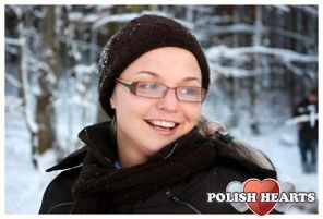 piękny zimowy krajobraz na sankach
