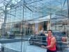 At the Renaissance Plaza in Detroit making a nice SUV Kabob! Yum! ;)