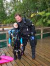 diving