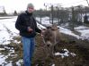 Osioł w Parku Dzikich Zwierząt, jakaś miejscowości, kt&oacute;rej nazwy nie pamiętam- Mazury, marzec 2009.