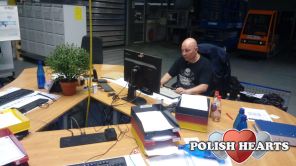 W pracy